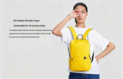Xiaomi Colorful Small Backpack Men's and Women's Shoulder Bag Outdoor Waterproof Ultra-lightweight Student Portable Sports Bag -