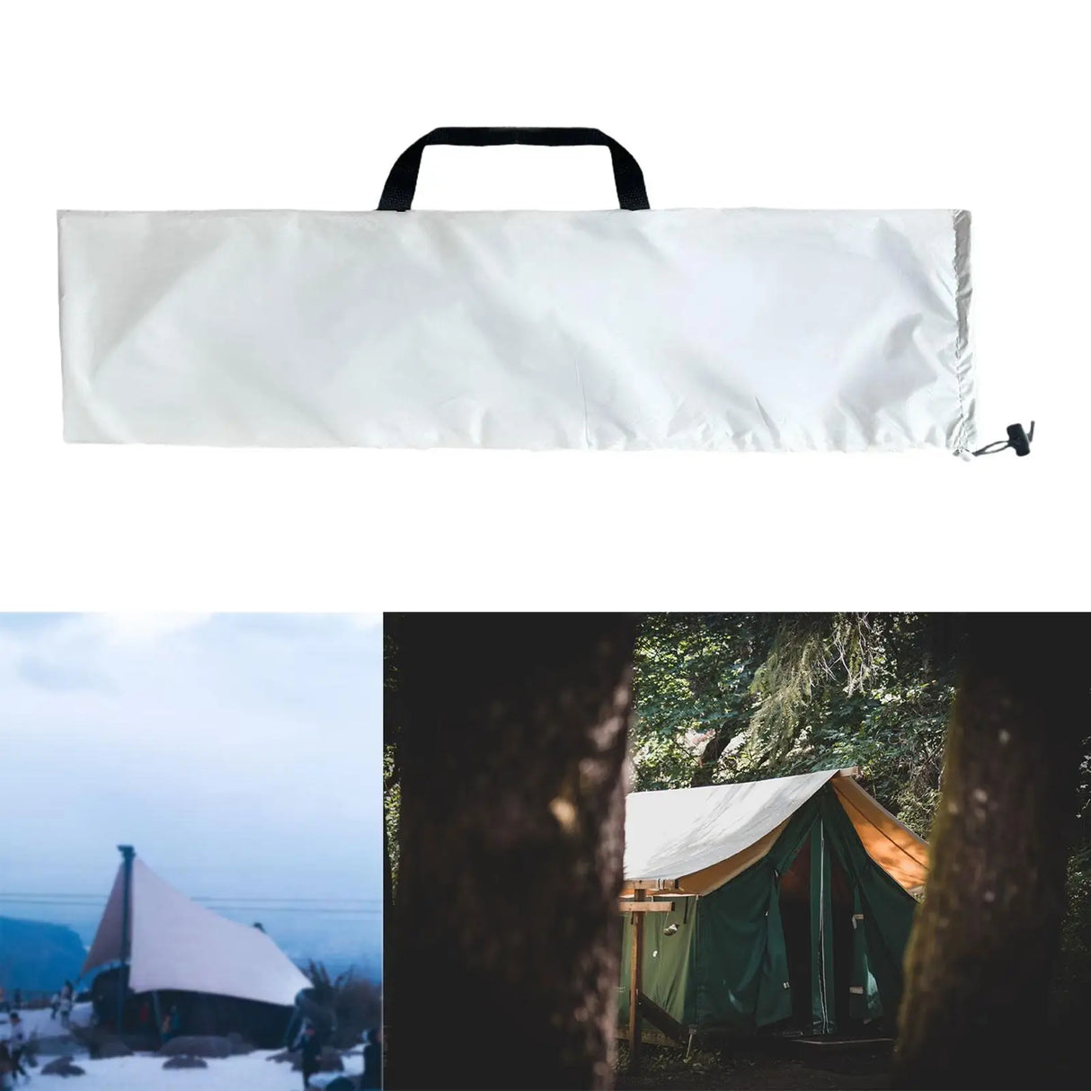 Camping Equipment Storage Bag Casual Tent Accessories Organizer Bag Carrying Case Accessory with Handle Polyester Tent Poles Bag