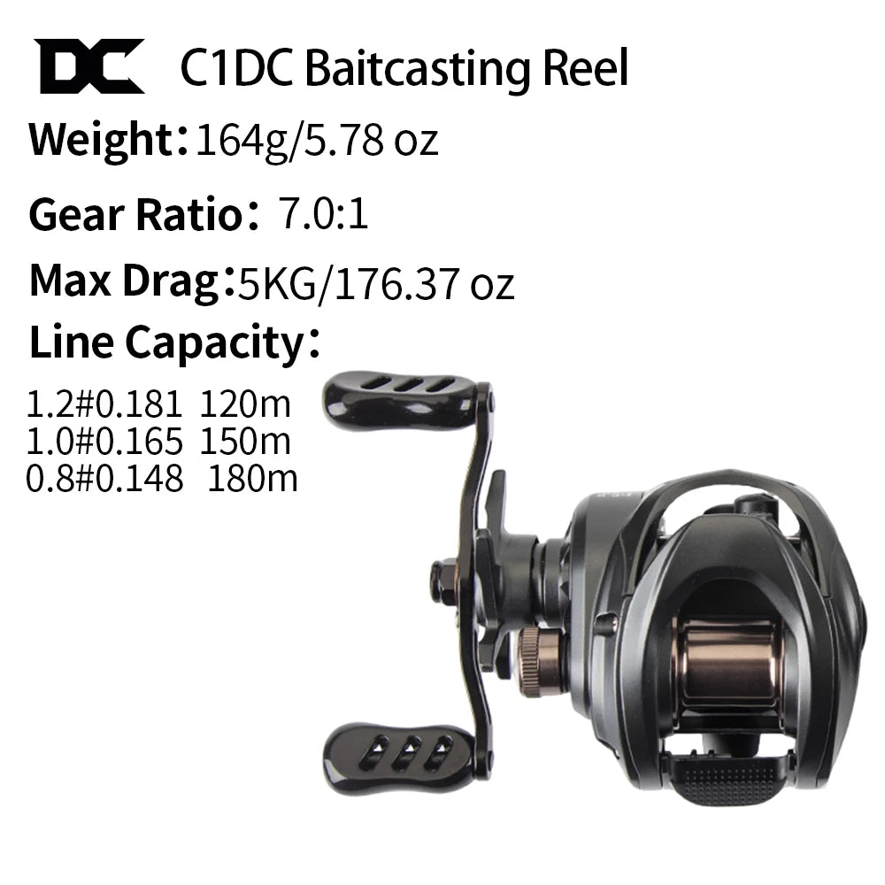 FISHINFANS C1DC Baitcasting Reel