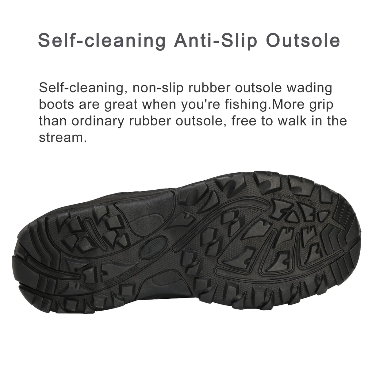8 Fans Wading Boots with Rotating Buckle Lacing
