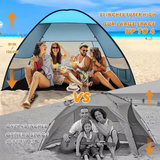 Quick Set Up-Pop Up Beach Tent Portable Sun Shade Shelter Outdoor Camping Fishing Canopy,Camping Accessories,Sturdy Construction