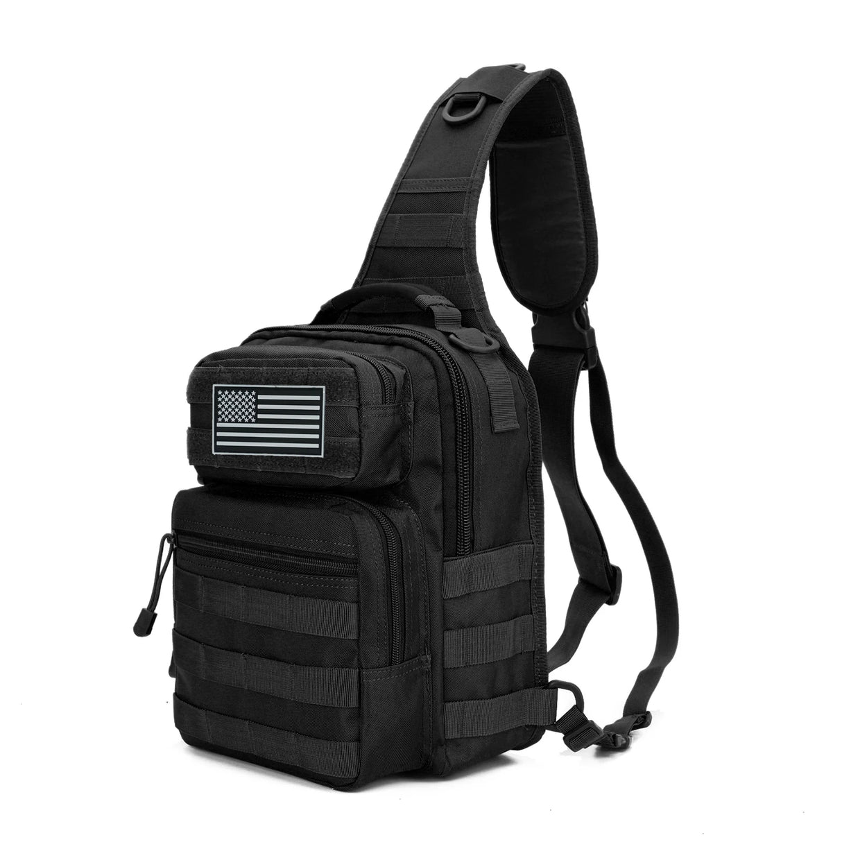 Tactical Bag Rover Shoulder Sling Pack Molle Assault Range PackS Diaper Day Bag for Men Traveling, Trekking, Camping