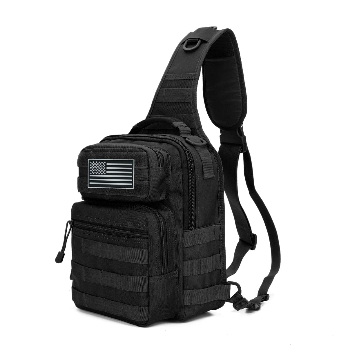 Tactical Bag Rover Shoulder Sling Pack Molle Assault Range PackS Diaper Day Bag for Men Traveling, Trekking, Camping