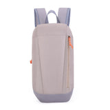 Beige lightweight hiking backpack front view
