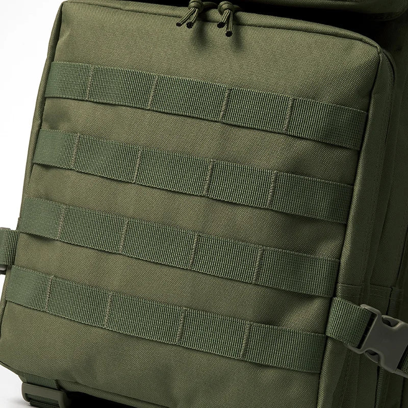 45L Tactical Backpack Survival Bag Hunting MOLLE Backpack GYM For Men EDC Outdoor Hiking Rucksack With Bottle Holder