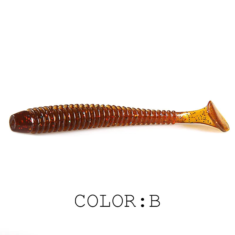 Supercontinent Swing Impact Ring Shad Fishing Lure 6pcs/10pcs/20pcs Artificial Pesca Leurre Souple Fishing Lures
