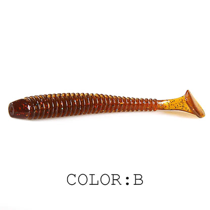 Supercontinent Swing Impact Ring Shad Fishing Lure 6pcs/10pcs/20pcs Artificial Pesca Leurre Souple Fishing Lures