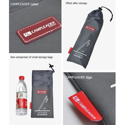 Outdoor Camping Equipment Stake Storage Bags Tent Accessories Hammer Wind Rope Tent Pegs Nails Storage Bag
