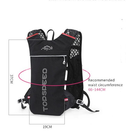 Outdoor Trail Running 5L Ultralight Backpack Hydration Jogging Vest Men Breathable Marathon Bicycle Bag Fitness Running Bag