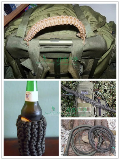 Military 550 Paracord Rope 100M 50M 31M 7 Strand 4mm Parachute Cord Camping Survival Tactical Hiking DIY Bracelet Tent Line