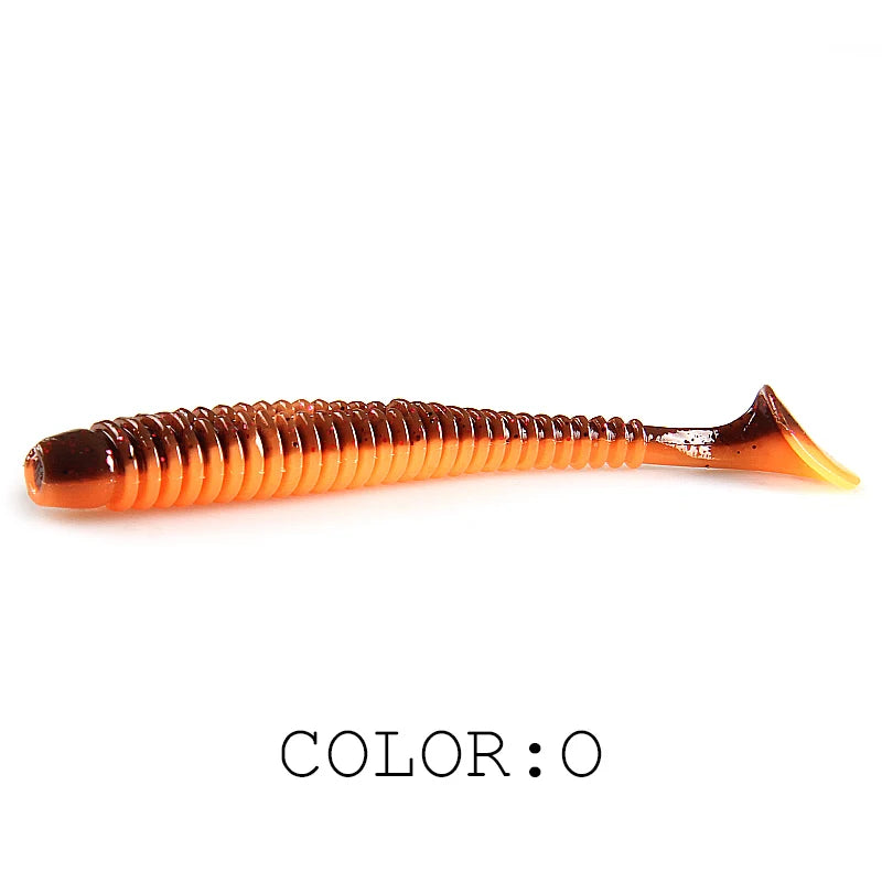 Supercontinent Swing Impact Ring Shad Fishing Lure 6pcs/10pcs/20pcs Artificial Pesca Leurre Souple Fishing Lures