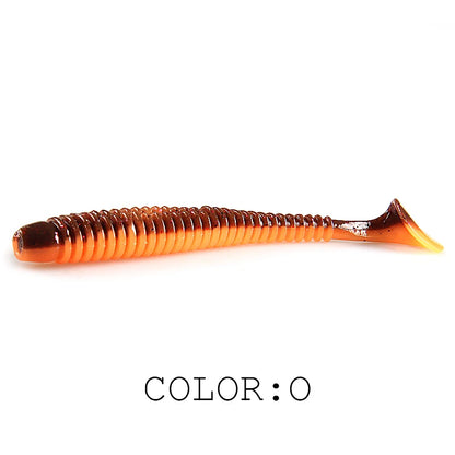 Supercontinent Swing Impact Ring Shad Fishing Lure 6pcs/10pcs/20pcs Artificial Pesca Leurre Souple Fishing Lures
