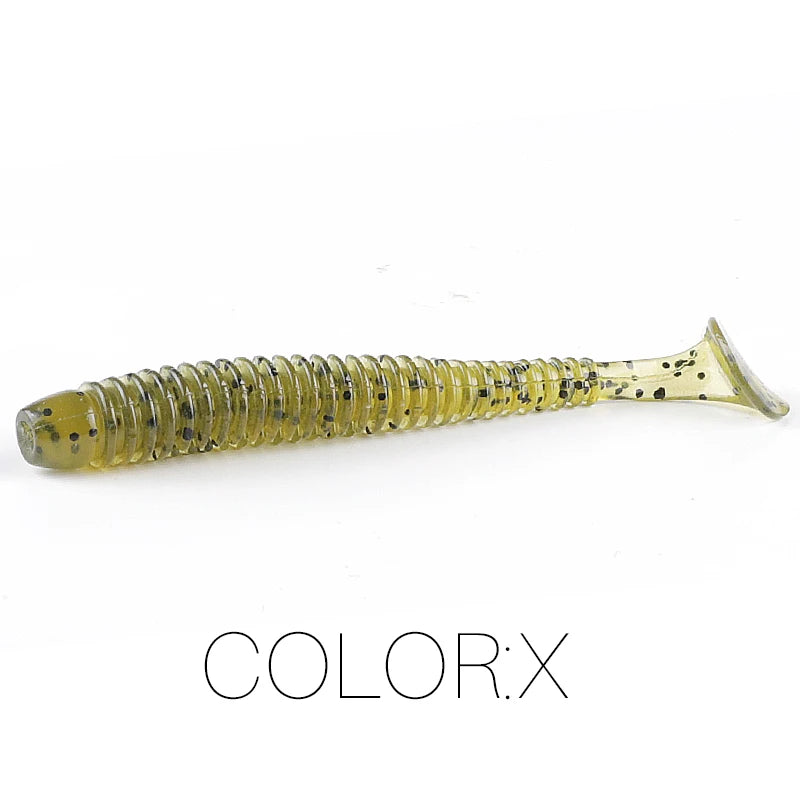 Supercontinent Swing Impact Ring Shad Fishing Lure 6pcs/10pcs/20pcs Artificial Pesca Leurre Souple Fishing Lures