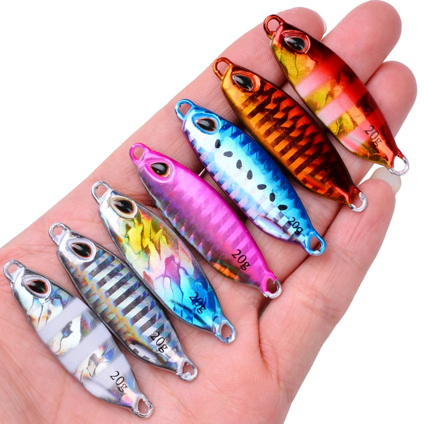 Metal Jigging Spoon Lures (10-40g)