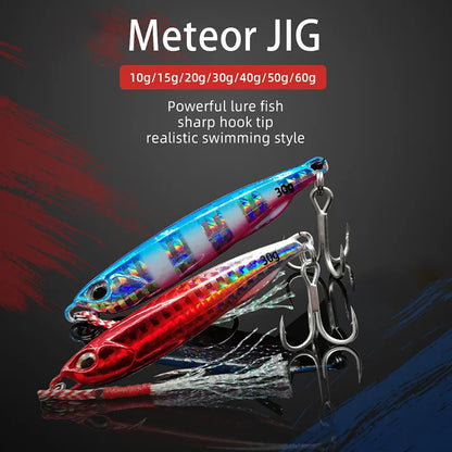Atriptime Metal Cast Jig Spoon (10-50g)