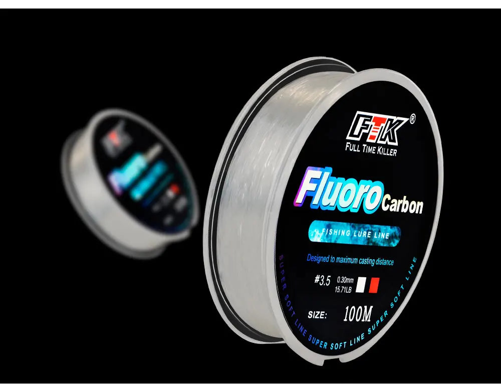 FTK Fluorocarbon Leader Line 100m