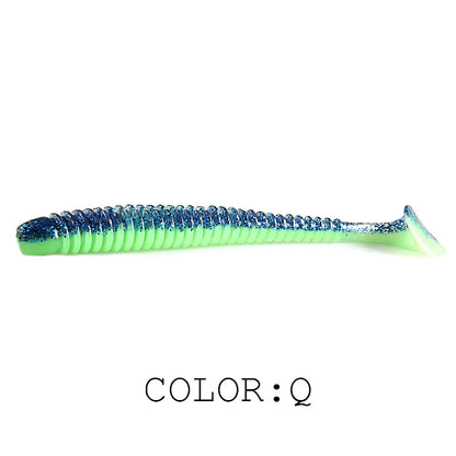 Supercontinent Swing Impact Ring Shad Fishing Lure 6pcs/10pcs/20pcs Artificial Pesca Leurre Souple Fishing Lures
