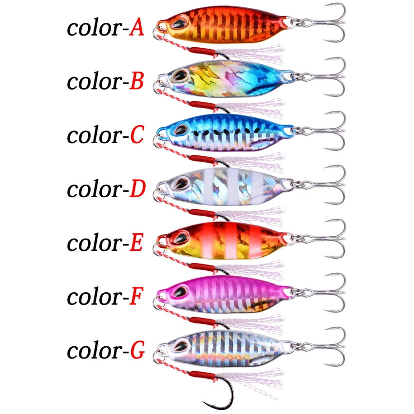 Metal Jigging Spoon Lures (10-40g)