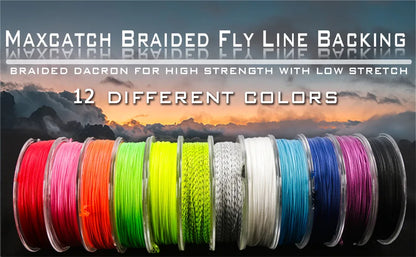 MAXIMUMCATCH Braided Fly Backing 100-300 Yds