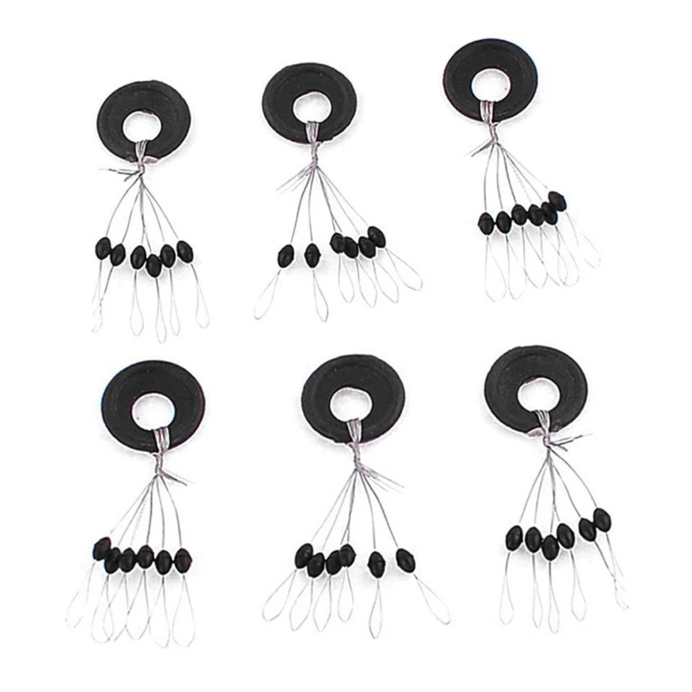 PRO BEROS Rubber Bobber Stoppers (60 Pack)