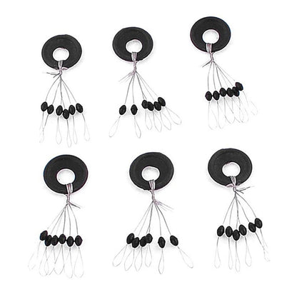 PRO BEROS Rubber Bobber Stoppers (60 Pack)