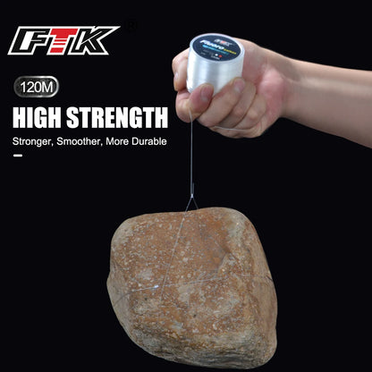 FTK Fluorocarbon Coated Line 120m