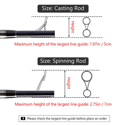 Bassdash Protective Fishing Rod Sleeves