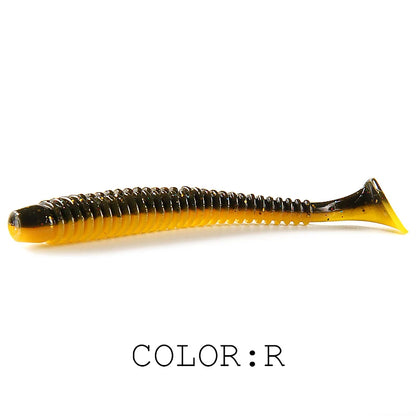 Supercontinent Swing Impact Ring Shad Fishing Lure 6pcs/10pcs/20pcs Artificial Pesca Leurre Souple Fishing Lures