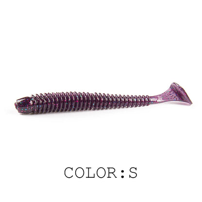 Supercontinent Swing Impact Ring Shad Fishing Lure 6pcs/10pcs/20pcs Artificial Pesca Leurre Souple Fishing Lures