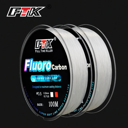 FTK Fluorocarbon Leader Line 100m