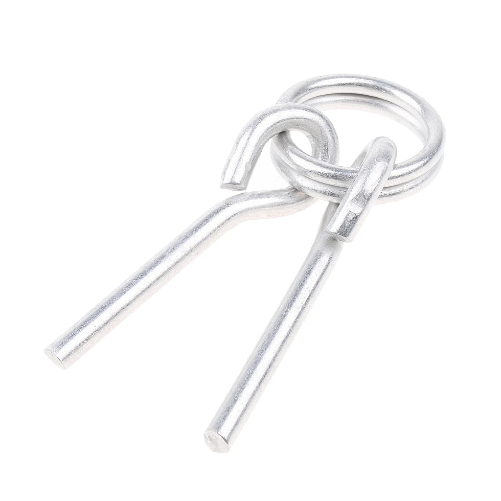 Premium Awning Tent Pole Rings With 2 Pins For Outdoor Camping Hiking Travel Tents Accessories