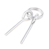 Premium Awning Tent Pole Rings With 2 Pins For Outdoor Camping Hiking Travel Tents Accessories