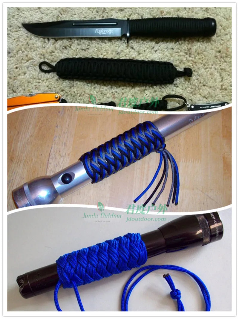 Military 550 Paracord Rope 100M 50M 31M 7 Strand 4mm Parachute Cord Camping Survival Tactical Hiking DIY Bracelet Tent Line