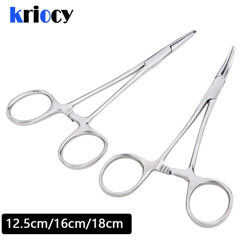 Locking Hemostat Fishing Forceps (12.5-18cm)