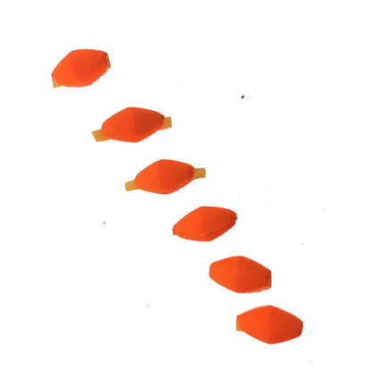 Fluorescent Foam Tube Strike Indicators (6 Pack)