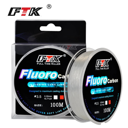 FTK Fluorocarbon Leader Line 100m