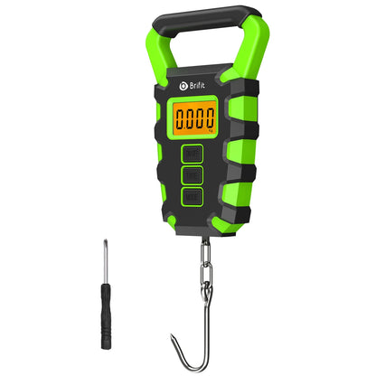 Digital Fish Scale with Tape Measure, 50kg / 110lb