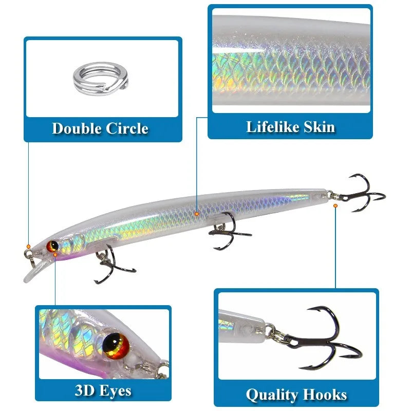 Long Shot Minnow Crankbait 135mm