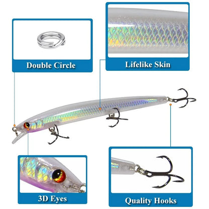 Long Shot Minnow Crankbait 135mm