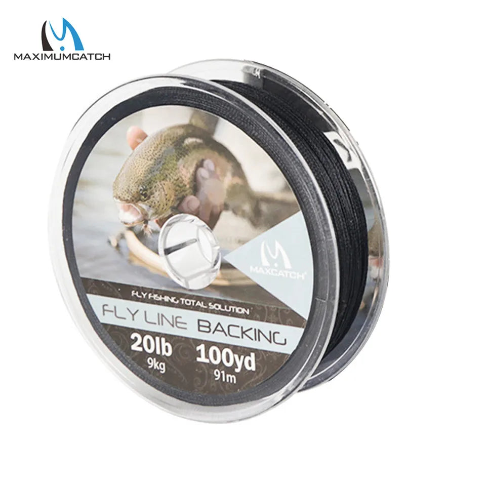 MAXIMUMCATCH Braided Fly Backing 100-300 Yds