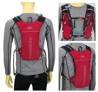 Outdoor Trail Running 5L Ultralight Backpack Hydration Jogging Vest Men Breathable Marathon Bicycle Bag Fitness Running Bag