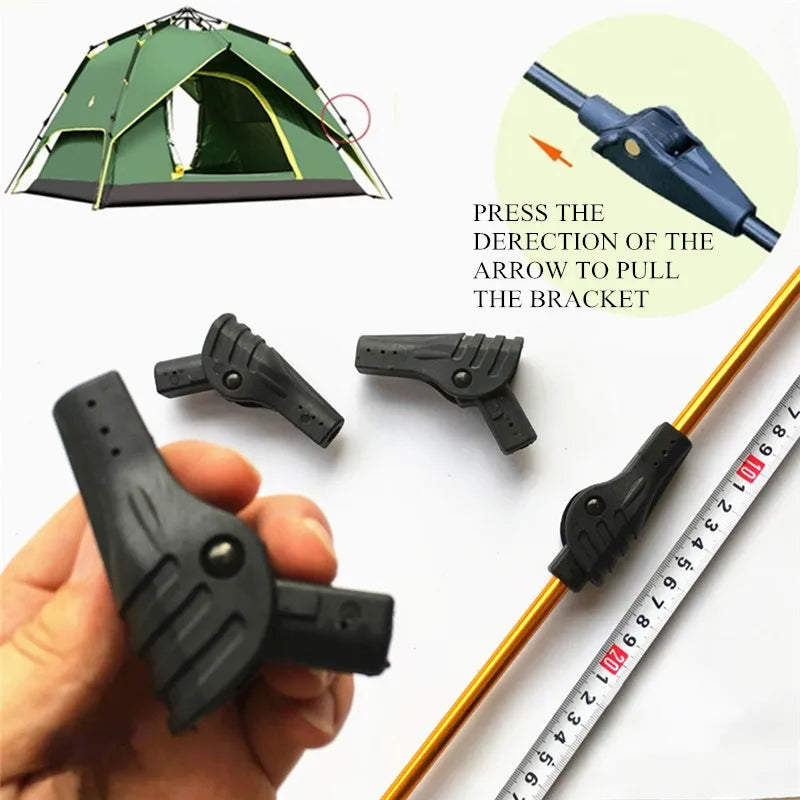 Tent Accessory Joint Plastic Support Rod Repair Support Rod Folding Rotary Joint Parts Automatic  Tent Support Components