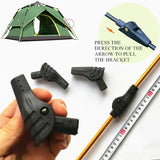 Tent Accessory Joint Plastic Support Rod Repair Support Rod Folding Rotary Joint Parts Automatic  Tent Support Components