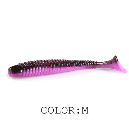 Supercontinent Swing Impact Ring Shad Fishing Lure 6pcs/10pcs/20pcs Artificial Pesca Leurre Souple Fishing Lures