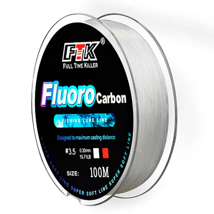 FTK Fluorocarbon Leader Line 100m