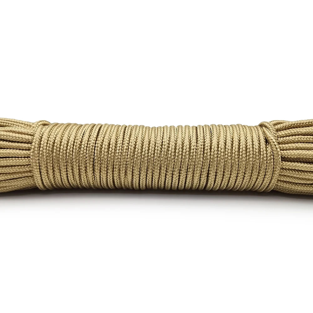 Solid Parachute Cord – 3mm, 328ft, Single Strand