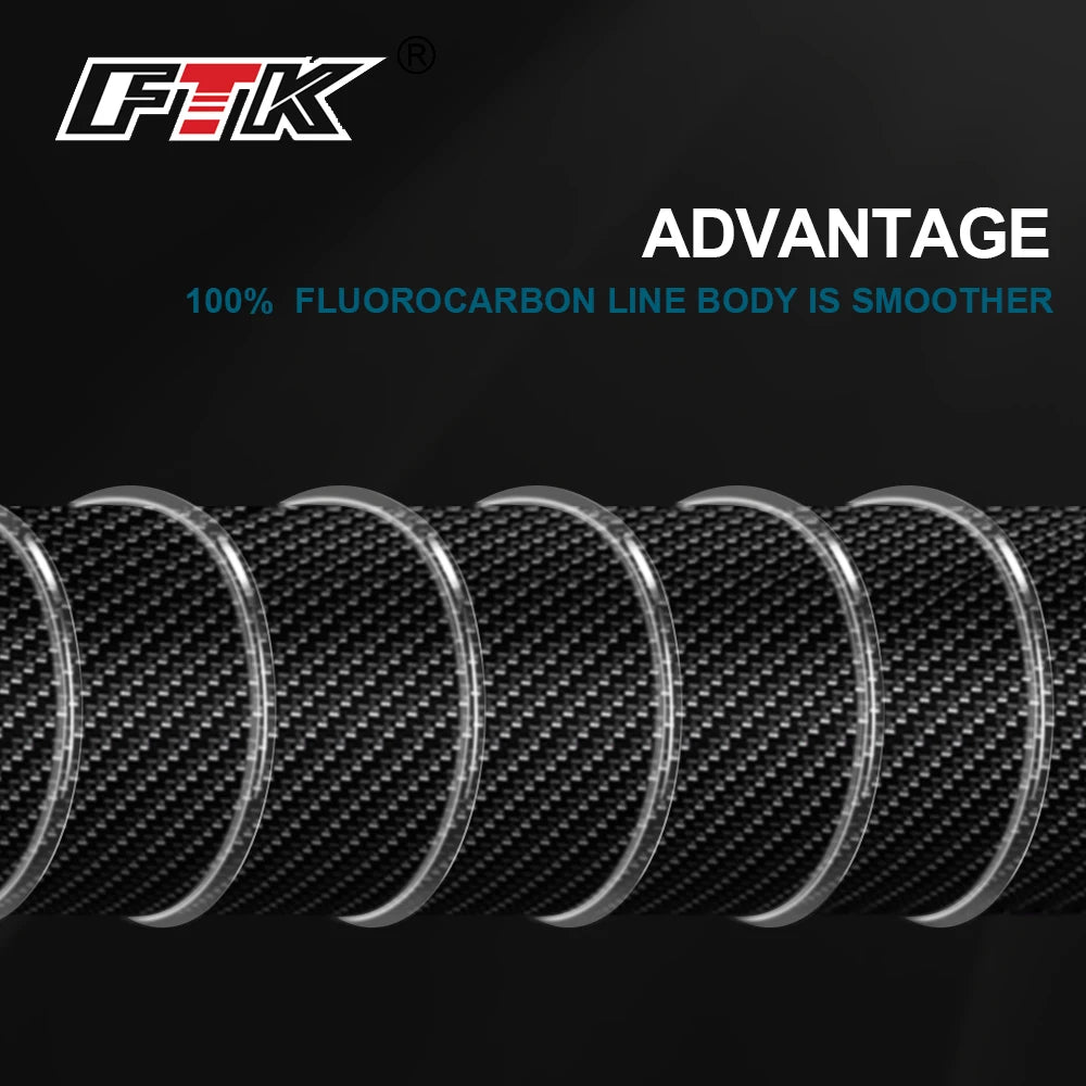 FTK Fluorocarbon Leader Line 100m