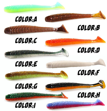 Supercontinent Swing Impact Ring Shad Fishing Lure 6pcs/10pcs/20pcs Artificial Pesca Leurre Souple Fishing Lures