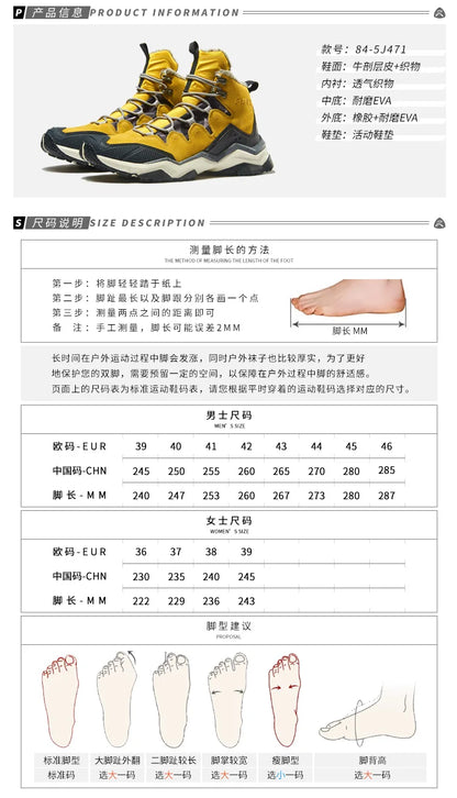 RAX Hiking Boots Men Waterproof Winter Snow Boots Fur lining Lightweight Trekking Shoes Warm Outdoor Sneakers Mountain Boots Men