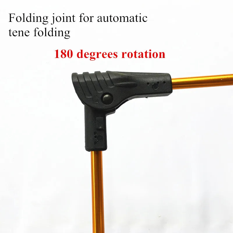 Tent Accessory Joint Plastic Support Rod Repair Support Rod Folding Rotary Joint Parts Automatic  Tent Support Components